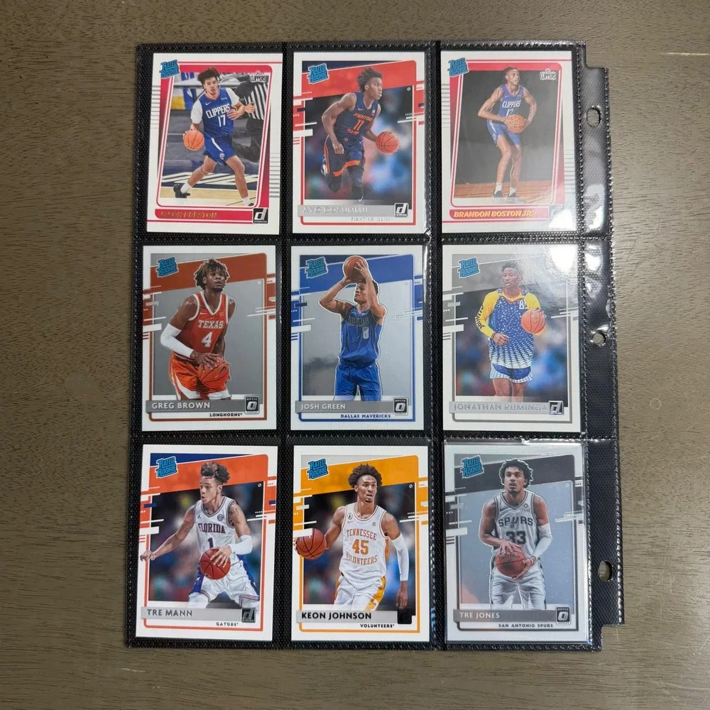 Panini Rated Rookie Basketball Card Lot Jalen Suggs Jonathan‎ Kuminga Optic 18ct